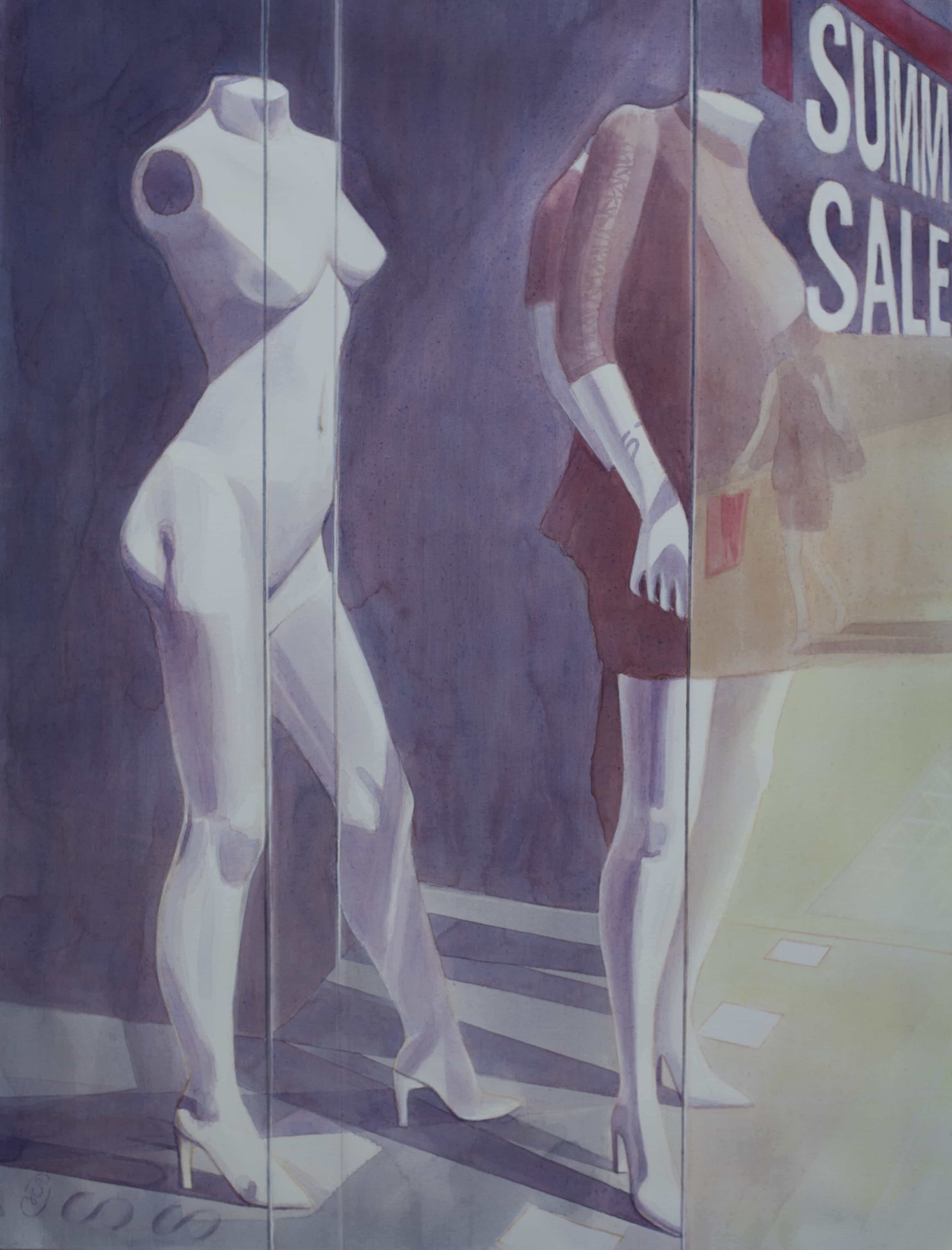 COLLECTION MANNEQUINS ET VITRINES